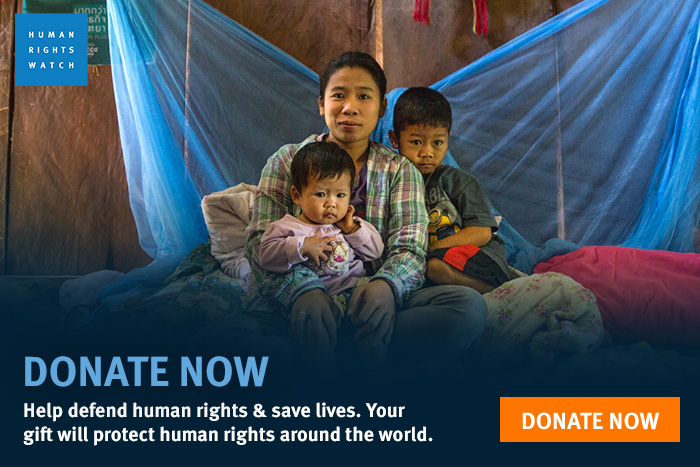 Your gift will protect human rights around the world.